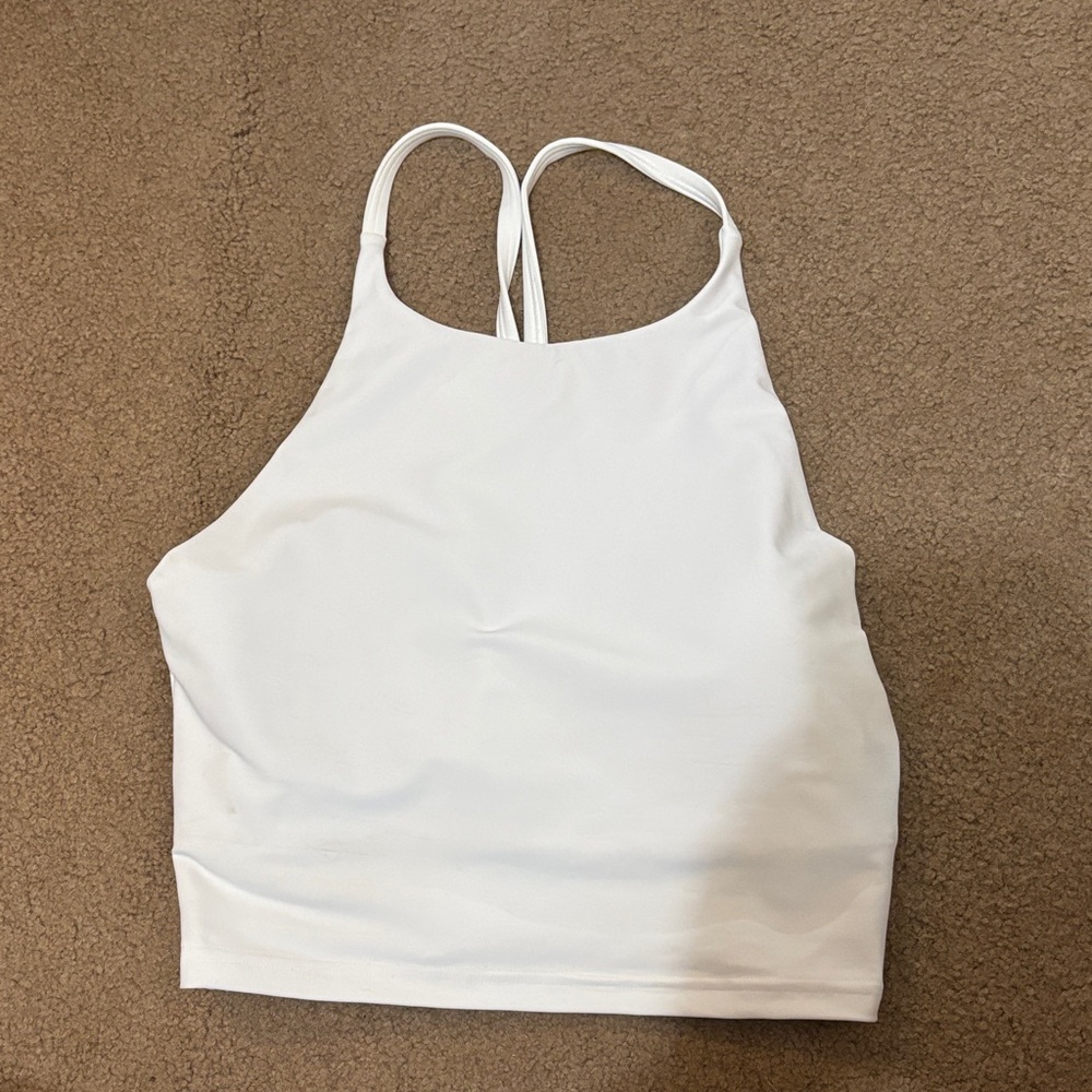 Old Navy Active White Powersoft Tank